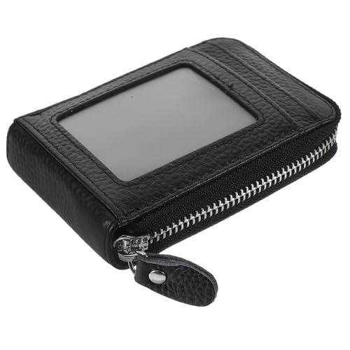 Healeved Hochwertiges Kreditkartenetui aus echtem Material mit Reißverschluss Kompakt und Leicht für Reisen Sicherer Schutz für Kredit Ausweiskarten Unisex Kartenhalter RFID Geschenk für von Healeved