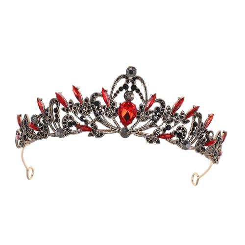 Healeved Hochzeit Tiara Strasssteine Krone Braut Haarschmuck für Besondere Anlässe Anpassbar und Leicht Hochzeiten Geburtstagsfeiern Proms und Mehr Einzigartiges Design von Healeved