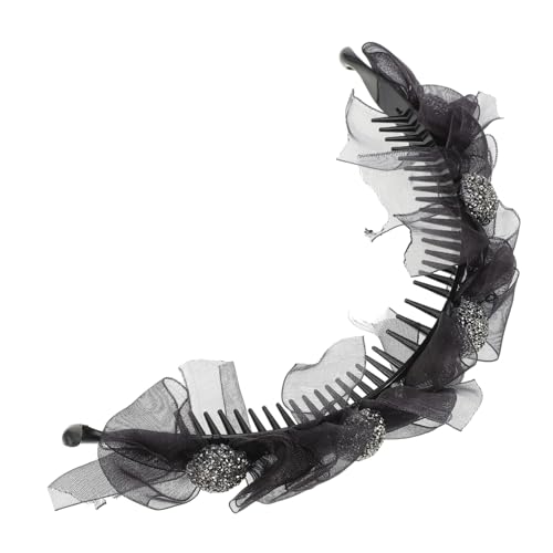 Healeved Spitzen-netz-schleifen-clip Schleifen-krallen-klammer Für Frauen Kiefer-clips Für Haare von Healeved