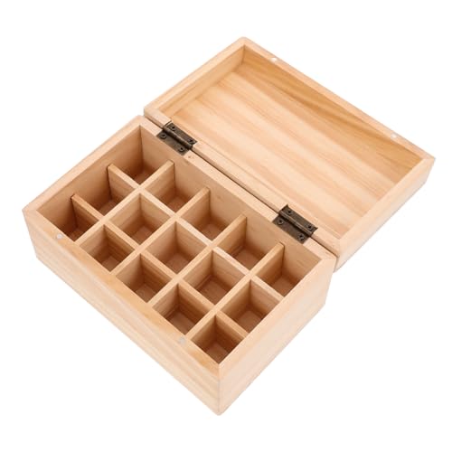 Healeved Aufbewahrungsbox Für Ätherische Öle -Organizer Für Flaschen Druck Abriebfest Tragbar Und Praktisch Für Sicheres Lagern Von Duftölen Aromatherapie Und Geschenkideen von Healeved