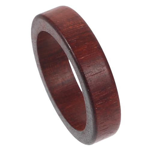 Healeved Holzringe Retro Finger Ringe für Damen und Herren Stylische Holzschmuck Ringe Einfache und Bequeme Fingerornamente für zu Anlässen Wie Weihnachten Geburtstag oder von Healeved