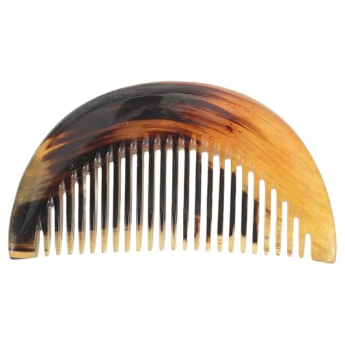 Healeved Hornkamm: Antistatisches Gua Sha-Massagegerät für die Kopfhaut, feinzahniger Haarentwirrer für Frauen – Manuelle Reise-Massagebürste, Haarpflege-Styling-Zubehör für den täglichen von Healeved