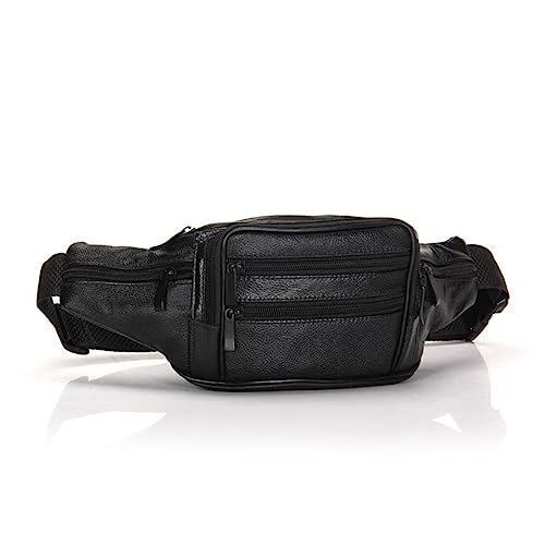 Healeved Hüfttasche für Männer und Frauen Multifunktionale Umhängetasche für Outdoor Sportarten Verstellbare Gürteltasche Schwarz für Reisen und Freizeitaktivitäten von Healeved