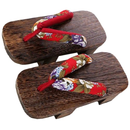 Healeved Japanische Holzclogs Damen Sandalen Leicht Angenehm Traditionelle Geta Hausschuhe Für Alltag Cosplay Und Outdoor Stilvoll Mit Feinem Muster Passend Healeved Japanische Holzclogs Damen Sandalen Leicht Angenehm Traditionelle Geta Hausschuhe Für Alltag Cosplay Und Outdoor Stilvoll Mit Feinem Muster Passend von Healeved