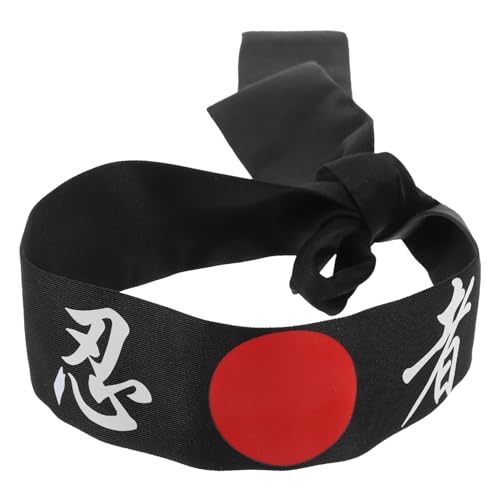 Healeved Japanisches Samurai Kopfband Hochwertigem Traditionelles Japanisches Design für Kochkostüme Partys Verstellbar Vielseitig Einsetzbar für Männer Frauen von Healeved