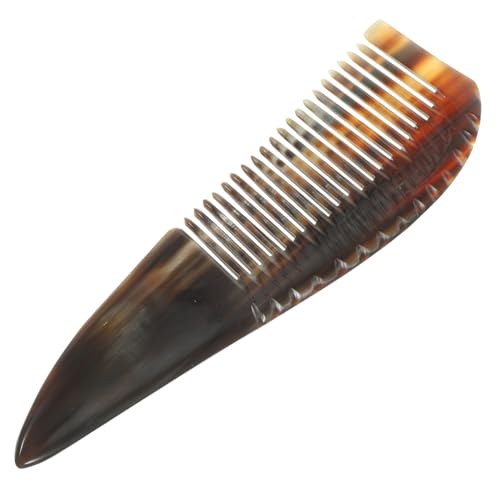 Healeved Kamm Aus Horn Massagekamm Für Damen Haarkamm Mit Glatter Oberfläche Premium Qualität Tragbar Für Haarstyling von Healeved