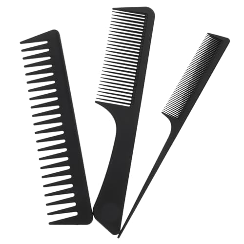 Healeved Kamm Feinem Kamm Stielkamm Und Für Damen Und Herren Haarkämme Zum Entwirren Und Haarschneiden Antistatisches Design Für Glattes Und Lockiges Haar Langlebig Und Leicht von Healeved