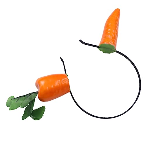 Healeved Karotten Haarreif Party Haar Hoop Damen Kostüm Haarschmuck Fasching Festival Karottenförmig Langlebig und Bequem von Healeved
