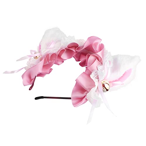 Healeved Katzenohren-stirnband Für Damen Plüsch-haarband Make-up-kopfschmuck Cosplay-kostüm-requisite Haarband Katzenohren von Healeved