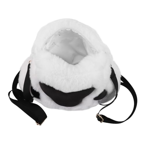 Healeved Katzenpfotenform Rucksack Plüsch-umhängetasche Schultertasche Mit Kätzchenmotiv Großer Stauraum Ergonomische Träger Reise Und Schulgebrauch von Healeved