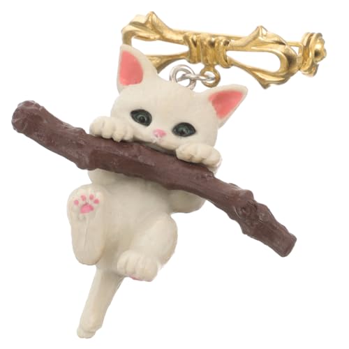 Healeved Katzenzweig Brosche für Damen Kreative Anstecknadel Harz für Kleidung Taschen Schals Perfektes für Weihnachten Geburtstage Besondere Anlässe von Healeved