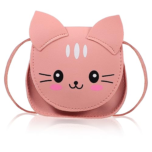 Healeved Kawaii Katze Umhängetasche Für Mädchen Cartoon Tasche Kleine Schultertasche Tragbar Und Leicht Mit Platz Für Handy Und Schreibwaren von Healeved
