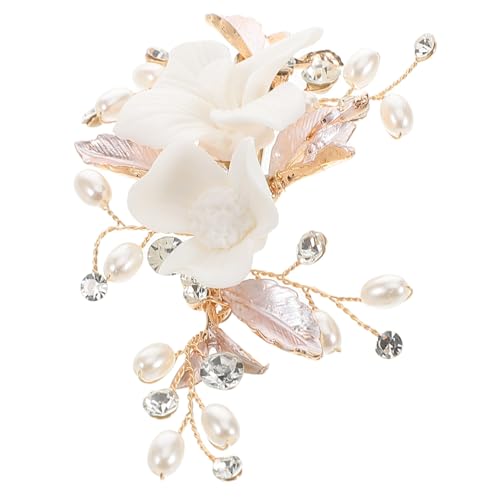 Healeved Blumen-haarspange Aus Keramik Haarnadeln Mit Blumenmotiv Für Frauen Braut-haarschmuck Für Hochzeit Und Fotoshooting von Healeved