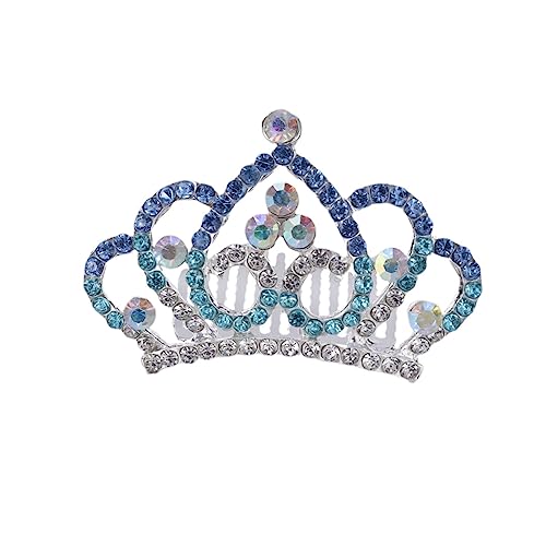 Healeved Kinderkronenkamm Mit Kristall Für Mädchen Stirnband Kopfbedeckung Party Schmuck Aus Hochwertigem Material Leichtgewichtig Und Tragbar von Healeved