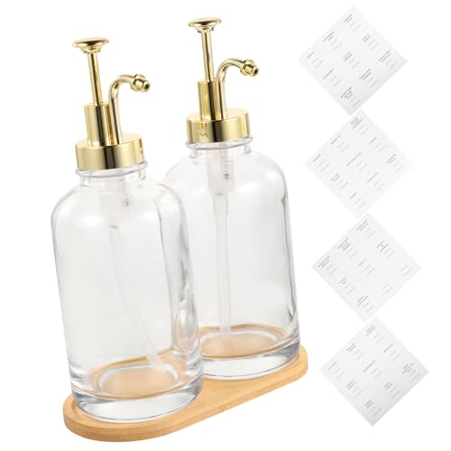 Healeved Klarer Sirupspender Mit Pumpe Für Kaffeebar Geeignet Als Honigtopf Und Saftbehälter Mit Abdichtung Für Hygienische Aufbewahrung Transparent Und Kompaktes Design Für Küche Und von Healeved