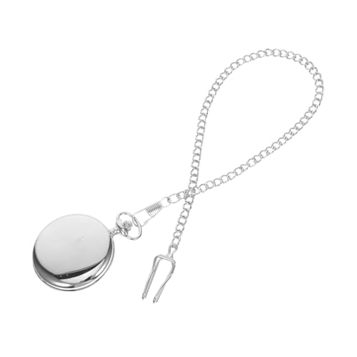 Healeved Klassische Quarz Taschenuhr mit Kette und Römischen Ziffern für Männer zu Weihnachten Graduierungen Vatertag von Healeved