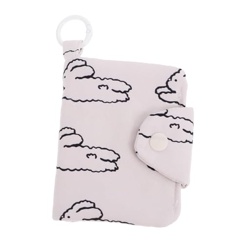 Healeved Kleine Geldbörse Damen Mehrschichtiges Münzfach Kartenetui Schlüsselanhänger Portemonnaie Leicht Tragbar Für Münzen Karten Ohrhörer Kabel Organizer von Healeved