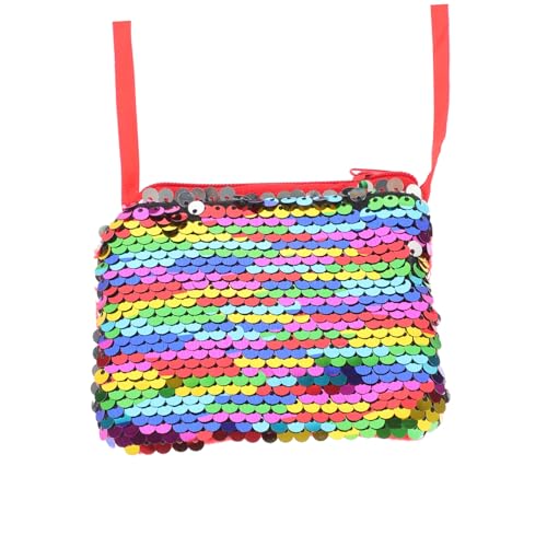 Healeved Kleine Pailletten-geldbörse Mit Schultergurt Umhängetasche Als Brieftasche Für Damen Zum Aufbewahren Von Münzen Geld Und Schlüsseln Modisches Design Für Party Dating Und Shopping von Healeved