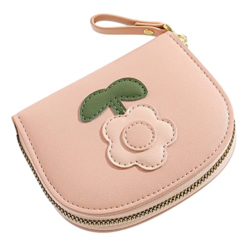 Healeved Kleines PU Kartenetui Damen mit Reißverschluss Kompakter Kreditkartenhalter mit Mehreren Fächern Schlankes Portemonnaie für Frauen Leicht und Sicher für Reisen und Alltag von Healeved