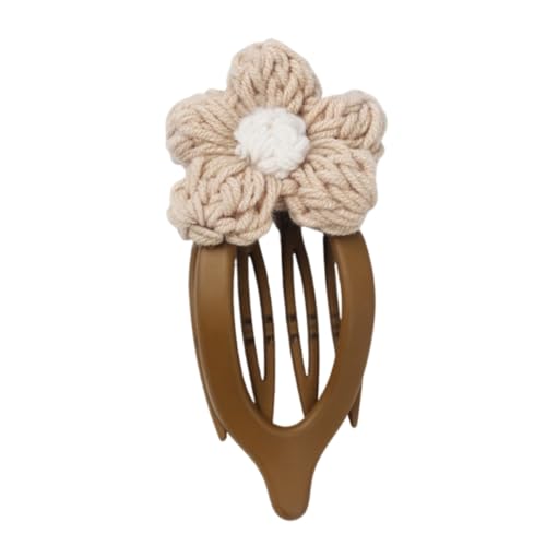 Healeved Kleine Fascinator Aus Gestricktem Garn Haarblumen Für Damen Blumen-haarklammern Für Dünnes Und Dickes Haar Dekorative Haarspangen Für Hochzeiten Und Formelle Anlässe von Healeved