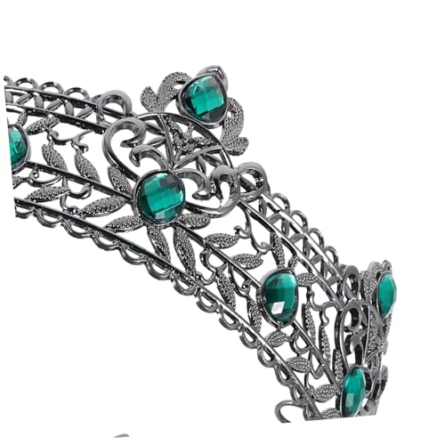 Healeved König Krone Für Erwachsene Haar-diademe Für Abschlussballkönig-kostüm Falsche Krone Für Herren Mit Strass-verzierungen Königliches Mittelalter-accessoire Für Party von Healeved