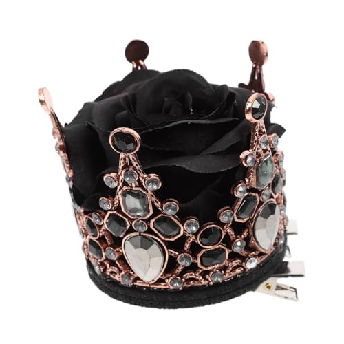 Healeved Königliche Mittelalterliche Krone Haarspange Einstückig Geformt Langlebig Kopfschmuck Mädchen Für Halloween Cosplay Kostümpartys Anlässe von Healeved