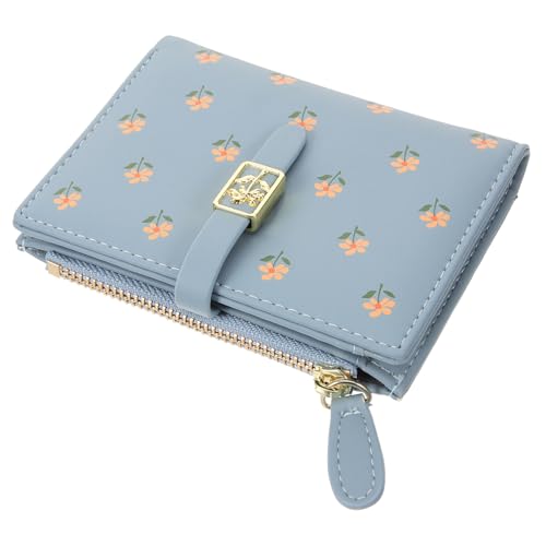 Healeved Kompakter Geldbeutel Für Frauen Süßes Design Tragbare Geldbörse Mit Kartenfächern Accessoire Für Reisen Und Alltag Blau Erhältlich von Healeved
