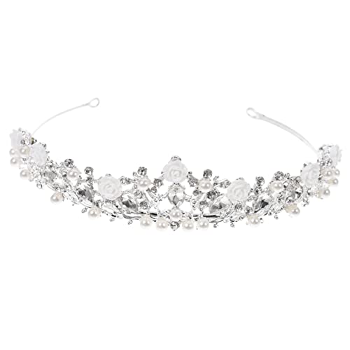 Healeved Elegante Blumenkrone für Die Braut Hochzeitskrone für Die Verlobung und Als Foto-requisite Healeved Elegante Blumenkrone für Die Braut Hochzeitskrone für Die Verlobung und Als Foto-requisite von Healeved