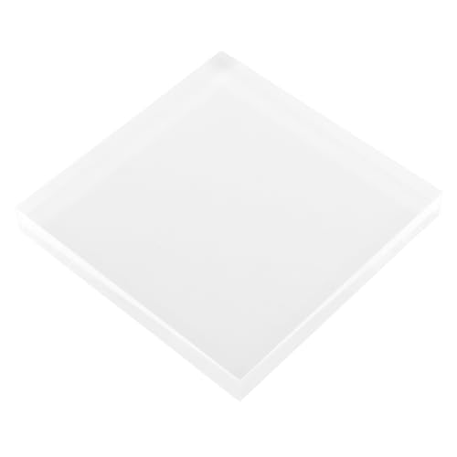 Healeved Kosmetikständer ausstellungsständer ausstellungsregal Kosmetikhalter Plattenständer Lesezeichen Würfel Flugblatt Neon schmuck Münzhalter-Display Halskettenständer Acryl Transparent von Healeved