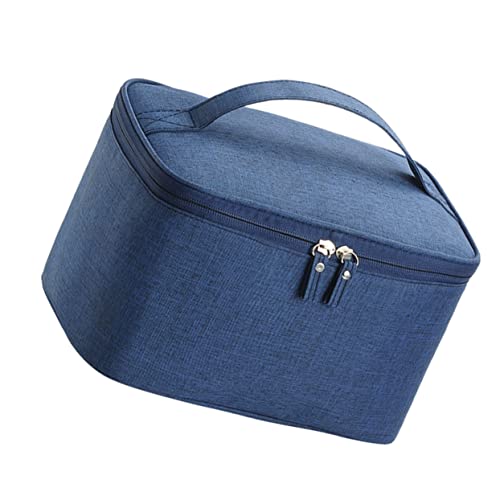 Healeved Kosmetiktasche Reise Tragbare Schminktasche Outdoor-Kosmetiktasche Kosmetik-Aufbewahrungstasche Make-up-Organizer Für Urlaub Und Geschäftsreise Blau von Healeved