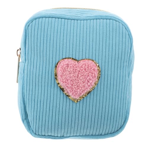 Healeved Kosmetiktasche mit besticktem Aufnäher kleine Reise-Kosmetiktasche Kleine kosmetische Tasche Damen geldbörse Reise Kosmetiktasche Mini-Kosmetiktasche Geldbörse für Damen Cord Healeved Kosmetiktasche mit besticktem Aufnäher kleine Reise-Kosmetiktasche Kleine kosmetische Tasche Damen geldbörse Reise Kosmetiktasche Mini-Kosmetiktasche Geldbörse für Damen Cord von Healeved