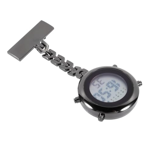 Healeved Digitale Krankenschwesteruhr Legierung Multifunktionale Taschenuhr mit Clip Unisex für Damen und Herren Elegantes Design für Pflegekräfte von Healeved
