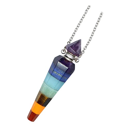 Healeved Kreative Kristallanhänger Halskette für Ätherische Öle Sechseckige Duftkette Silber für Alltag Partys und Hochzeiten Perfektes für Frauen und Mädchen von Healeved