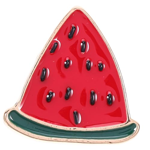 Healeved Kreative Wassermelonen Brosche Anstecknadel Damen Leicht Robust Modisches Frucht Design Schmuck Für Partys Freizeit Feierlichkeiten Geeignet von Healeved