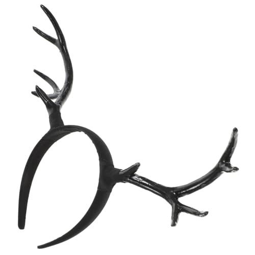 Healeved Kreatives Cosplay Haarband mit Kunstgeweih Adorable Antler Headband für Partys Weihnachten und Fotoshootings Rutschfest und Vielseitig Einsetzbar von Healeved
