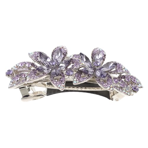 Healeved Strass Blumen Haarspange Damen Haarspange Dekorative Haarspange Für Mädchen von Healeved
