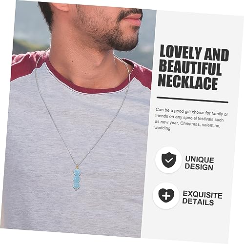 Healeved Kristallanhänger Halskette Damen Schmuck Leichtes Langlebiges Design Passende für Alltag und Party Modischer für Frauen zu Valentinstag und Geburtstag von Healeved