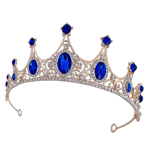 Healeved Vintage-stil Hochzeit Für Mädchen Braut Kopfschmuck Strass Krone Für Party von Healeved