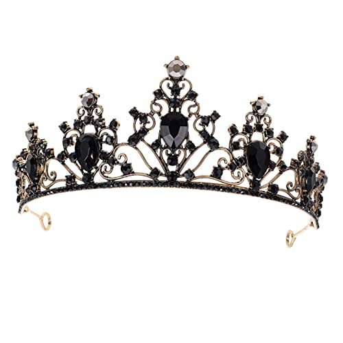 Healeved Krone Kopfbedeckung Für Frauen Hochzeit Party Verlobung Schmuck Strass Haarkrone Aus Hochwertigen Materialien Gefertigt Robust Und Langlebig Tragbar Für Verschiedene Anlässe von Healeved