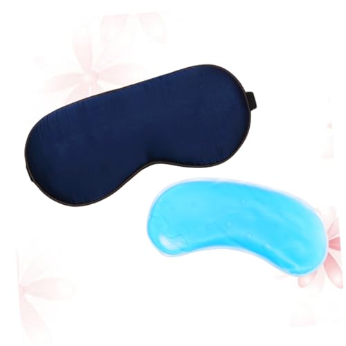 Healeved Kühlende Augenmaske Eisbeutel-augenmaske Aus Seidenstoff Lichtdichtes Patch Für Erholsamen Schlaf Wiederverwendbare Kalte Und Heiße Kompresse-augenmaske von Healeved