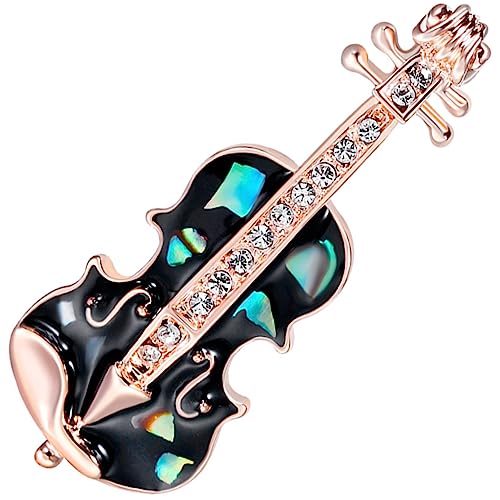Healeved Lackierte Corsage -Stifte gitarre Anstecknadel für Musikinstrumente Strassnadel Broschennadel Frauen Brosche Musikalische Brosche Musikalische Reversbrosche Schal Brosche Legierung von Healeved