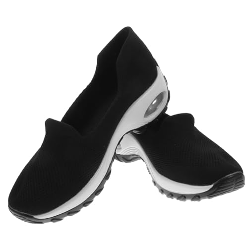Healeved Leichte Atmungsaktive Damenschuhe mit Rutsch Sohle Elastisch und Angenehm zum Reinschlüpfen Vielseitige Freizeitschuhe für Frühling und Herbst für Sport und Alltag von Healeved