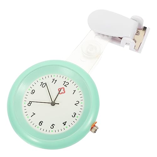 Healeved Leichte Damen Schwesternuhr im Praktische Clip Uhr für Krankenschwestern Stabile Handliche Quarzuhr mit Großem Ziffernblatt für Medizinisches Personal von Healeved