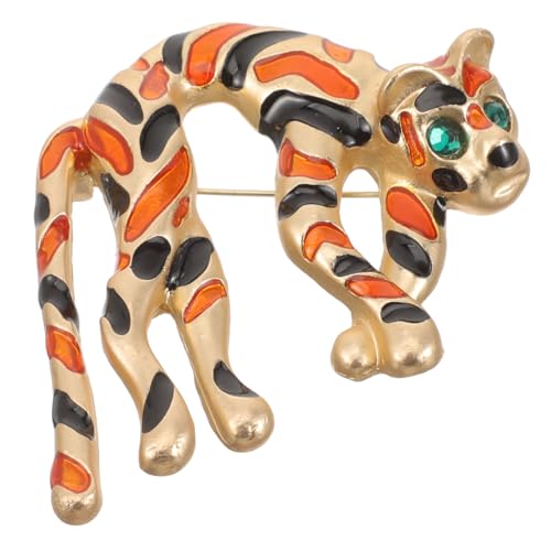 Healeved Leoparden Brosche für Damen Exklusive Anstecknadel Robustem Material für Kleidung Taschen Schals Hüte Tierische Dekoration von Healeved