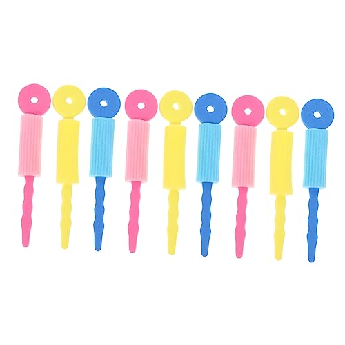 Healeved Lockenwickler Schwamm 9 Stück Selbstgemacht Haar Styling Werkzeug Schaumstoff Lockenwickler Für Frauen Und Mädchen Für Langes Haar Ohne Hitze Und Schonend von Healeved