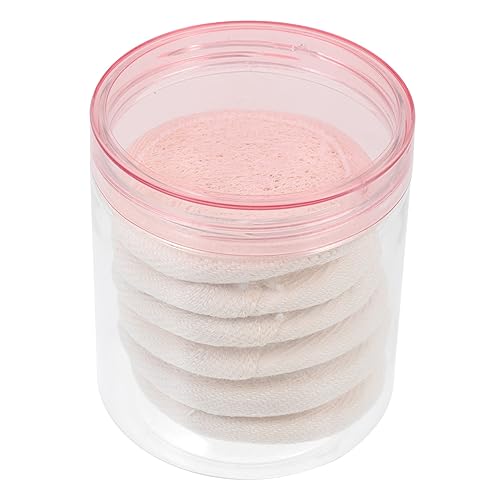Healeved Luffa Pads Gesichtspeeling Waschpads Satz Wiederverwendbare Make up Entferner Pads 6,5cm Runde Gesichtswaschpads Natürliches Peeling Für Porenreinigung Und Gesichtsmaske von Healeved
