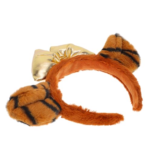 Healeved 1stück Tigerohren Haarreif Cosplay Zubehör Für Niedlicher Haarreifen Für Partys Und Festivals Und Leicht Zu Tragen von Healeved