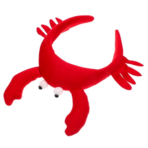 Healeved Lustiges Hummer Stirnband für Adorables Tier Haarband Rot für Kostümpartys Halloween und Geburtstagsfeiern Hochwertiges Sicheres Material für Unvergessliche Feiern von Healeved