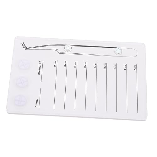 Healeved Magnetisches Wimpernbrett Wimpern Display Tablett Organizer Für Falsche Wimpern Skalierte Platte Für Wimpern Langlebige Wimpernpalette Falsche Wimpern Tablett von Healeved