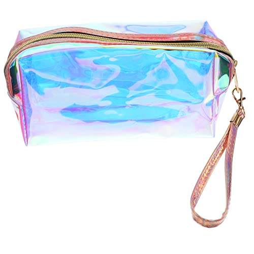 Healeved Reise Make up Tasche Für Damen Transparente Kosmetiktasche Aus Strapazierfähigem TPU Mit Reißverschluss Für Reisen Freizeit Und Büro Kulturbeutel Für Mädchen von Healeved